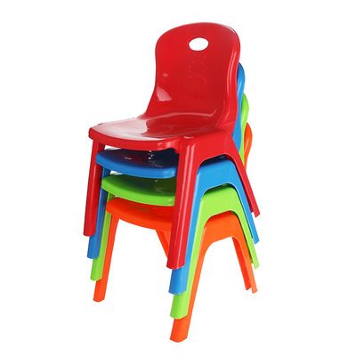 厂家直销靠背椅子家居休闲儿童塑料凳子 实用家具日用百货批发